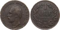Schweden 1 Öre Carl XV., 1859-1872, Belegexemplar -