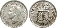 Großbritannien Sixpence Georg VI., 1936-1952 -