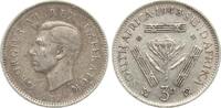 Südafrika 3 Pence Georg VI. -
