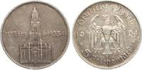 Deutschland, III. Reich 5 Mark Garnisonskirche mit Datum -