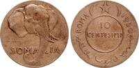 Somalia 10 Centesimi Repulik: Afrikanischer Elefant -