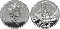 Kanada 1 Dollar Elisabteh II., Kobalt und Silberabbau, 100 Jahre -