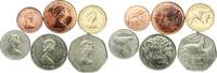 Sankt Helena & Ascension Pence & Pound Elisabeth II., Lot von 6 Münzen -