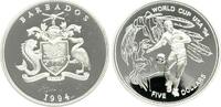 Barbados 5 Dollars Elisabeth II., Fussball-WM 1994 -