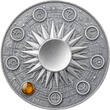 Ghana 10 Cedis 2 OZ Solar System - Moon 2025 AF
