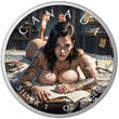 Kanada 5 Dollar 1 OZ Dare Disturb ? 2025 BU coloured