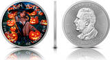 Kanada 5 Dollar Preorder: 1 OZ Halloween Temptation 2025 - shipment october 2025 BU coloured