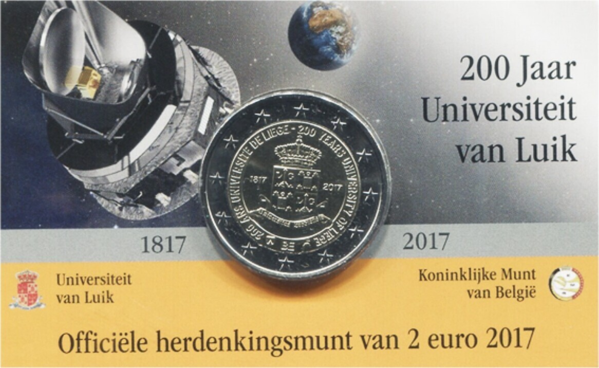 2 Euros Commemoratives Belgique 17 Lfl B U Ma Shops