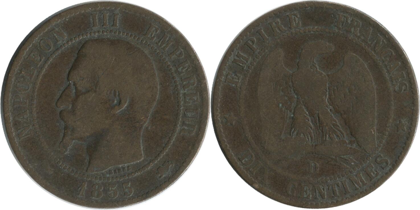 Русское tb. Франция 10 сантим 1855 m Наполеон III бронза XF. 1855 Empire Francais сантим. 10 Сантим 1853 Италия. Франция 1864.