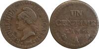 1 Centime 1 Centime Dupré Directoire -