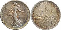  1 Franc 1909 1 Franc Semeuse ss+ 11.64 US$  +  9.90 US$ shipping