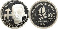  100 Francs 1991 Essai de 100 Francs Pierre de Coubertin PP 334.74 US$  +  34.05 US$ shipping