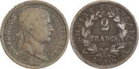 France 2 Francs 2 Francs Napoléon Ier Tête Laurée Revers Empire Premier Empire -