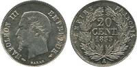 20 Centimes 20 Centimes Napoléon III Tête Nue Second Empire -