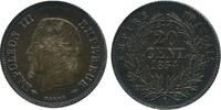 20 Centimes 20 Centimes Napoléon III Tête Nue Second Empire -