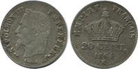 20 Centimes 20 Centimes Napoléon III Tête Laurée Petit Module Second Empire -