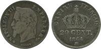 20 Centimes 20 Centimes Napoléon III Tête Laurée Petit Module Second Empire -