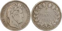 France 5 Francs 5 Francs Louis-Philippe Ier Tête Laurée Tranche En Relief -