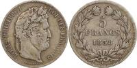France 5 Francs 5 Francs Louis-Philippe Ier Tête Laurée Tranche En Relief -