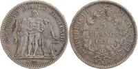 France 5 Francs 5 Francs Hercule Troisième République -
