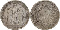 France 5 Francs 5 Francs Hercule Troisième République -