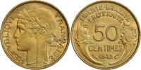 50 Centimes 50 Centimes Morlon Bronze Aluminium Variété Avec Raisin -