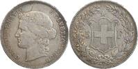 5 Francs 1889 Suisse Argent - Confederation 5 Francs Confederation Helvetique - Suisse Argent s+