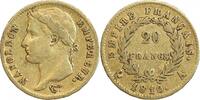 20 Francs 20 Francs Napoléon Ier Tête Laurée Revers Empire -