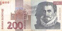 Slovénie 200 Tolarjev 200 Tolarjev Slovénie 1997 -