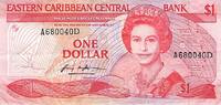 Caraïbes de l'Est 1 Dollar 1 Dollar Caraïbes de l'Est (1985-1987) -