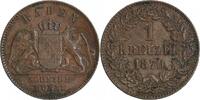 Allemagne - Bade 1 Kreuzer 1 Kreuzer - Allemagne - Bade -
