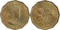 3 Pence 1959 Nigéria 3 Pence Elisabeth II - Nigeria SUP / st