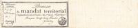 France 25 Francs Promesse de Mandat Territorial de 25 Francs 1796 Ass.59b -