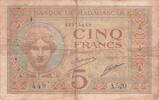 Madagascar 5 Francs 5 Francs Madagascar 1937 -