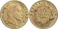  10 Francs 1864 10 Francs Napol&eacute;on III T&ecirc;te Laur&eacute;e ss 574.83 US$  +  34.05 US$ shipping