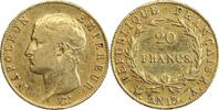  20 Francs 13 AN 20 Francs Napol&eacute;on T&ecirc;te Nue Revers R&eacute;publique ss 1,199.29 US$  +  34.05 US$ shipping