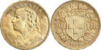 Suisse 20 Francs 1916 20 Francs Vreneli - Suisse st 1,018.07 US$  +  34.05 US$ shipping
