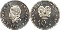 Polynésie 10 Francs 1967 Essai de 10 Francs - Polynésie Française st 29.11 US$  +  9.90 US$ shipping