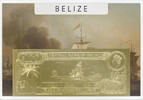 Belize 100 Dollars Spanish Galleon (gold) in plastic envelope with certificate -