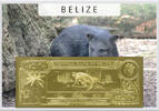 Belize 20 Dollars Peccary (gold) in plastic envelope with certificate -
