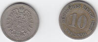 Deutschland 10 Pfennig Lot 100 Stück. -