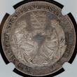 GERMANY 1854F GERMAN STATES Saxony Taler 1854 Friedrich August II UNC RRR KM#1180.2 NGC MS 63