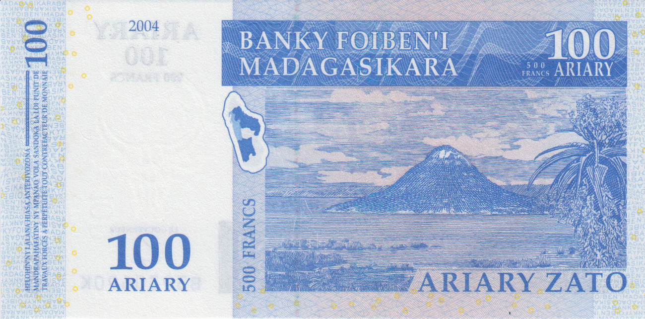 Details about   5 X MADAGASKAR BANKNOTES.100 ARIARY SUPERB NOTES SAVE 15%. 2004 UNCIRCULATED 