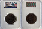 Russland Russia 5 Kopeken kopeks RUSSIA 5 kopecks 1782 KM Catherine II (1762-1796) NGC AU58BN Bitkin#783 -