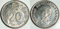 Ungarn 20 Forint Hungary Ungarn 20 Forint 1989 Budapest,UNC Copper-nickel, KM#630 -
