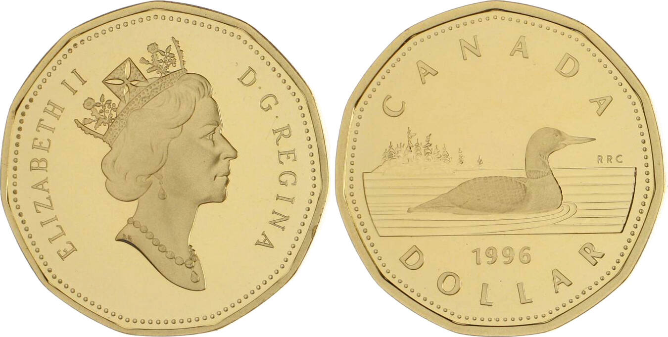 Kanada Dollar 1996 Elisabeth II. 1952-2022 Proof | MA-Shops