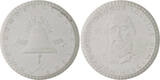 Schlesien-Breslau Lot von 6 Porzellanmedaillen 1923 mit Glockenmotiv EF