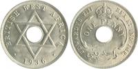 Britisch-West Afrika 1 Penny Edward VIII. 1936-1936 -