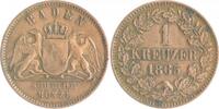 Baden 1 Kreuzer Friedrich I. 1856-1907 -