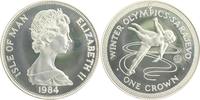 Isle of Man Crown Winter Olympiade 1984 in Sarajevo -